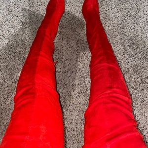 Red boots